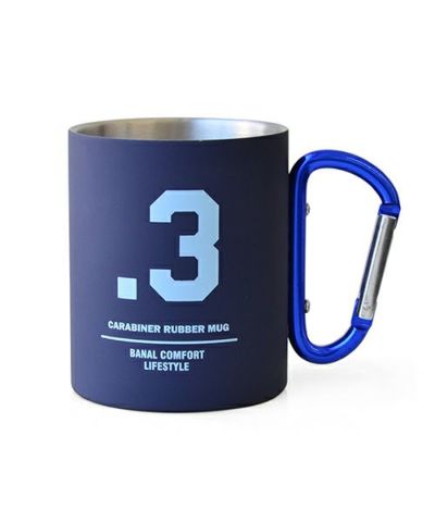 アウトドア/5色 bcl(ビーシーエル)/カラビナマグ ラバー タン×オリーブ カラビナマグ カラビナ 登山 山 キャンプ キャンプ用品 BBQ デザイン アウトドア ピクニック キャンプ ファミリー ギフト マグカップ お土産 プレゼント
