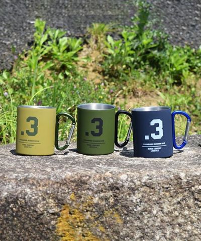 アウトドア/5色 bcl(ビーシーエル)/カラビナマグ ラバー タン×オリーブ カラビナマグ カラビナ 登山 山 キャンプ キャンプ用品 BBQ デザイン アウトドア ピクニック キャンプ ファミリー ギフト マグカップ お土産 プレゼント