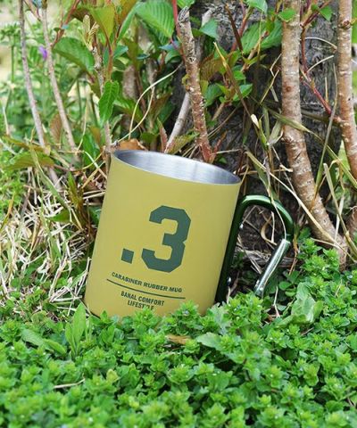 アウトドア/5色 bcl(ビーシーエル)/カラビナマグ ラバー タン×オリーブ カラビナマグ カラビナ 登山 山 キャンプ キャンプ用品 BBQ デザイン アウトドア ピクニック キャンプ ファミリー ギフト マグカップ お土産 プレゼント