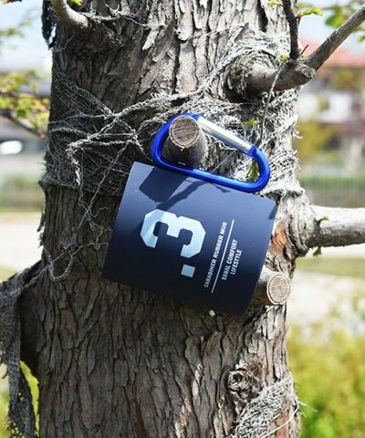 アウトドア/5色 bcl(ビーシーエル)/カラビナマグ ラバー タン×オリーブ カラビナマグ カラビナ 登山 山 キャンプ キャンプ用品 BBQ デザイン アウトドア ピクニック キャンプ ファミリー ギフト マグカップ お土産 プレゼント