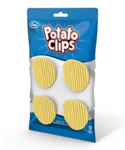 【クリップ】 Fred(フレッド)/ポテトチップスクリップ 4pcs クリップ ポテトチップス トルティーヤ スナック キッチン雑貨 キッチン お菓子 袋 かわいい ユニーク ギフト プレゼント アウトドア / Fred フレッド