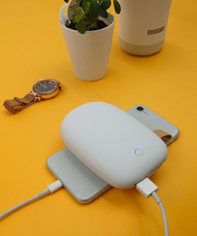 v-power ストーンモバイルバッテリー ホワイト