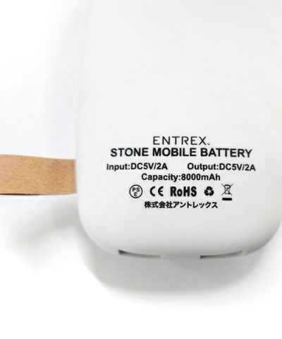 v-power ストーンモバイルバッテリー ホワイト