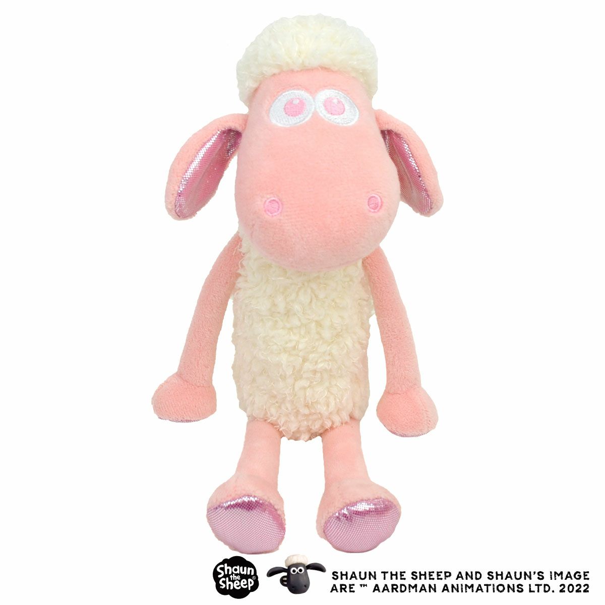 Shaun the sheep(ひつじのショーン)/ぬいぐるみ ショーン クラシック 25cm 15周年 ピンク/グリッター – entrecoco