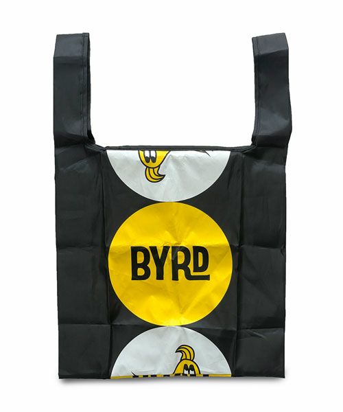 BYRD(バード)/サコッシュ エコバッグ ブラック エコッシュ