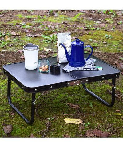 ・良品 ラフマ折りたたみテーブル - アウトドア・キャンプ用品 半額セールアウトドア